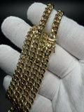 24" 14k Yellow Gold Cuban 6mm 13.7g