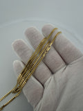 24" 10k Yellow Gold Cuban 2.5mm 9.93g