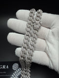 24" 10mm silver moissanite Cuban chain, 20.5ctw D VVS1, 103.5g – Ott Family Jewelry (10)