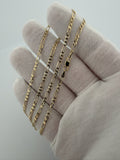 20" 2.5mm 14K yellow gold Figaro chain, 4.3g – Ott Family Jewelry (10)
