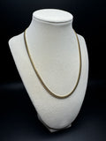 18” 14k Yellow Gold Cuban 4mm 21.5g