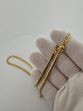 18” 10k Yellow Gold Cuban 4mm 19.84g