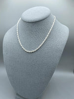 3.5mm Silver Rope Chain