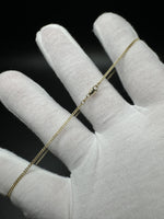 10” 14k Yellow Gold Cuban 1.5mm 1.9g
