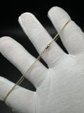 10” 14k Yellow Gold Cuban 1.5mm 1.9g