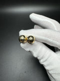12mm 14k Yellow Gold Ball Studs 3.1g