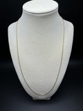 22” 14k Yellow Gold Heavy Link 1.4mm 3.2g