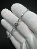 7.25” 14k White Gold 3ctw Lab Diamond Tennis Bracelet 6.7g