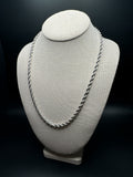22” 10k White Gold Rope 4.5mm 14.1g