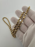 21.5” 10k Yellow Gold Rope 5.5mm 43.24g