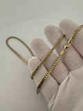 20” 14k Yellow Gold Franco 3mm 28.1g