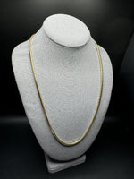 24” 14k Yellow Gold Franco 3.5mm 45.5g