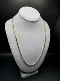 24” 14k Yellow Gold Franco 3.5mm 45.5g