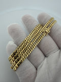 24" 14K Yellow Gold Cuban Chain 4mm 30.25g