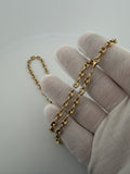 20" 14k Yellow Gold Puffed Mariner Link 5mm 12.2g