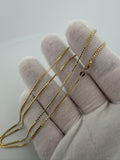22" 14K Yellow Gold Box 1.5mm 6.0g