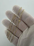 20" 14K Yellow Gold Paperclip 2mm 1.2g