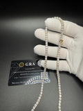 18" 4mm gold over silver moissanite tennis chain, 32.71ctw D VVS1, 25.4g – Ott Family Jewelry (10)