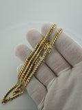 22" 4mm solid 10K yellow gold Cuban link chain, 24.0g – Ott Family Jewelry (11)