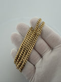 Pre-Owned 22" 14k Yellow Gold Cuban 5mm 43.2g