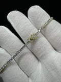7.75” 14k Yellow Gold 3ctw VS/VVS Lab Diamond Tennis Bracelet 7.6g