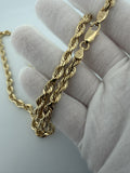 10K 6mm Handmade Solid Rope Chain