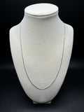 20” 14k White Gold Box Chain 1mm 1.85g