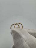 10mm 14k Yellow Gold Clicker Huggies .9g