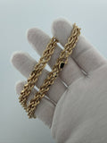 14K 6mm Handmade Solid Rope Chain