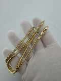 22" 3.5mm 14K yellow gold Franco chain, 48.2g – Ott Family Jewelry (11)