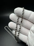 22” 10k White Gold Rope 4.5mm 14.1g