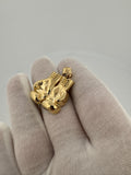 1.25” 14k Yellow Gold Boxing Gloves 6mm Bail 5.0g