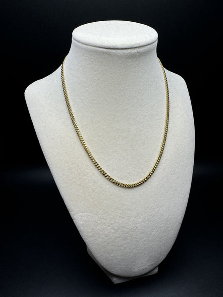 16” 14k Yellow Gold Cuban 3mm 11.7g