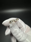 Size 7 14k Yellow gold 3ctw F VS1 Heart Shape Lab Diamond Eternity Ring 5.0g