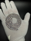 24" 5mm silver moissanite tennis chain, 51ctw D VVS1, 41.3g – Ott Family Jewelry (12)