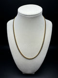 18” 14k Yellow Gold Cuban 4mm 21.5g