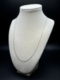 20” 14k White Gold Box Chain 1mm 1.85g