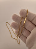 22” 14k Yellow Gold Rope 2.2mm 10.4g