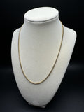 18” 10k Yellow Gold Franco 2mm 9.85g