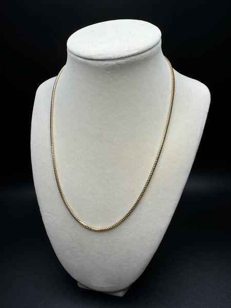 18” 10k Yellow Gold Franco 2mm 9.85g
