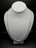 26” 10k White Gold Rope 3.5mm 8.5g