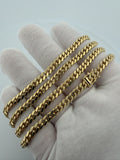 Pre-Owned 22" 14k Yellow Gold Cuban 5mm 43.2g