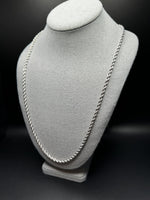26” 10k White Gold Rope 3.5mm 8.5g