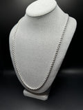 26” 10k White Gold Rope 3.5mm 8.5g