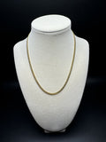 16” 14k Yellow Gold Cuban 3mm 11.7g