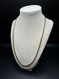 22” 14k Yellow Gold Franco 3.5mm 42.76g