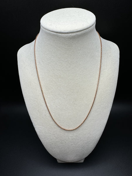 18” 14k Rose Gold Franco 1.5mm 4.5g