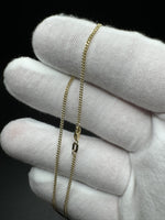 10” 14k Yellow Gold Cuban 1.5mm 1.9g