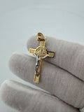 1.5” 14k Crucifix High Detail 5mm Bail 2.56g