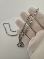 26” 10k White Gold Rope 3.5mm 8.5g